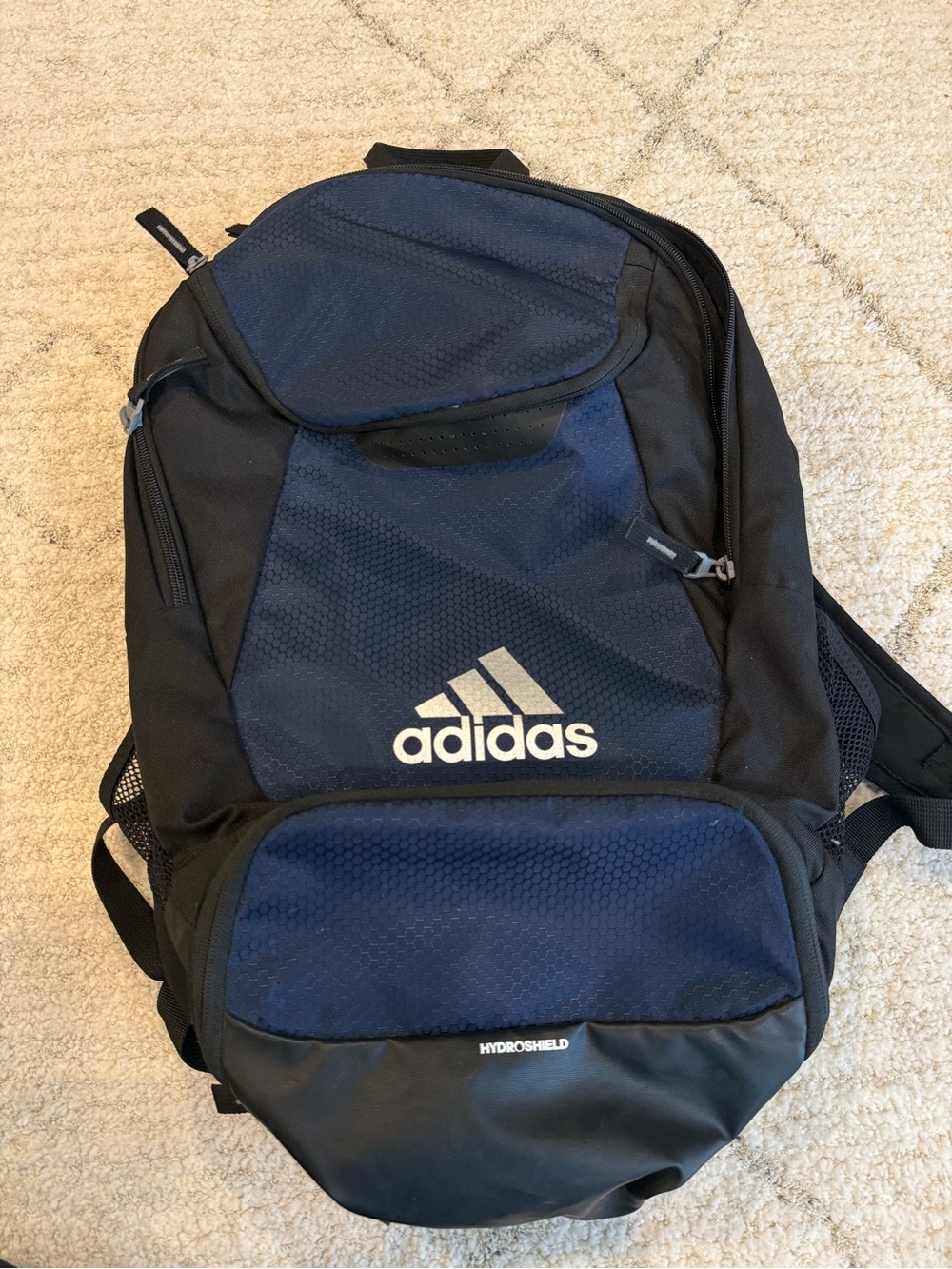 Adidas Navy and Black Hydrosheild Backpack